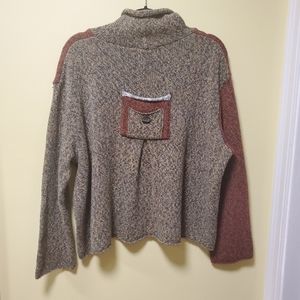 WILLOW colorful knitted sweater size XL